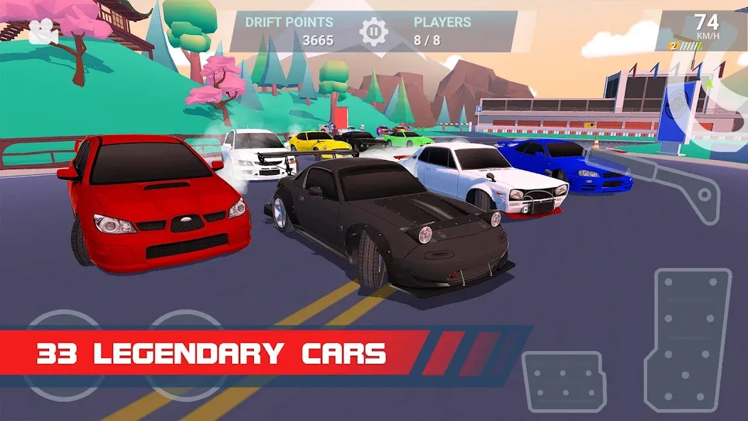 Drift Clash Online Racing (Дрифт Клаш) [МОД: Много денег, Монет и Все открыто] Screenshot 4