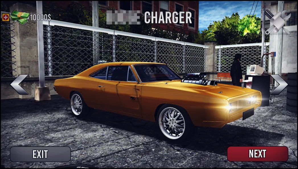 Charger Drift Simulator (Чарджер Дрифт Симулятор) [МОД: Бесконечные деньги, Монеты и Мега MOD] Screenshot 1
