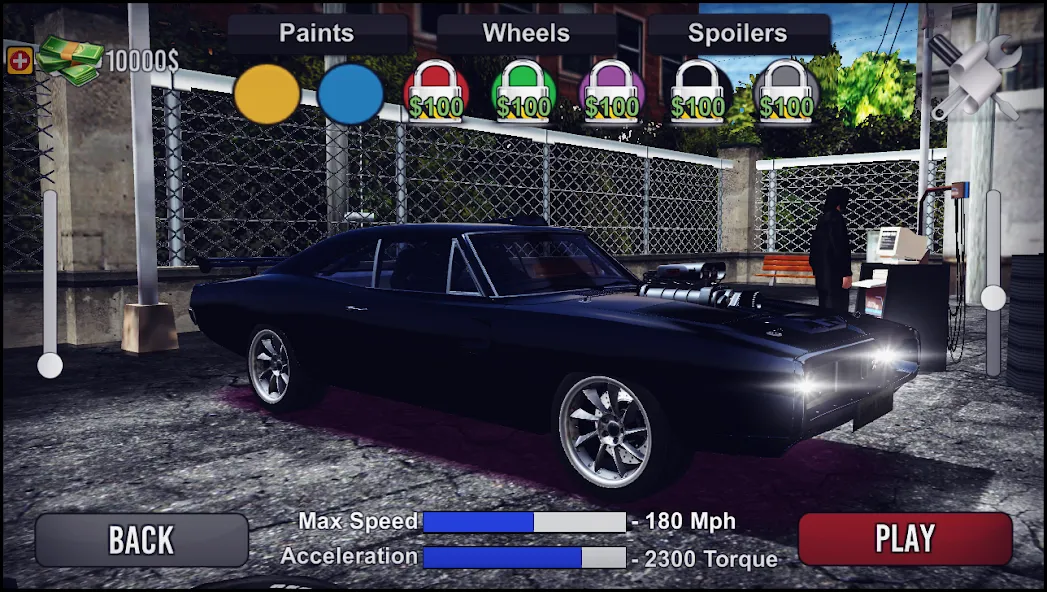 Charger Drift Simulator (Чарджер Дрифт Симулятор) [МОД: Бесконечные деньги, Монеты и Мега MOD] Screenshot 2