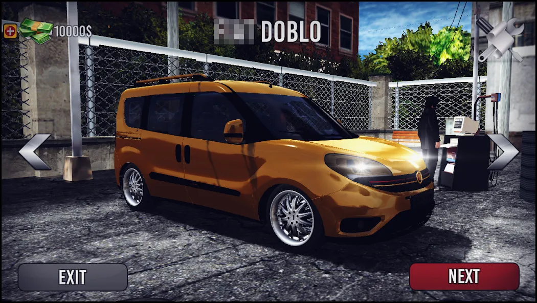Doblo Drift Simulator (Добло Дрифт Симулятор) [МОД: Деньги, Монеты и Меню MOD] Screenshot 1