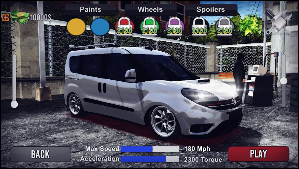 Doblo Drift Simulator (Добло Дрифт Симулятор) [МОД: Деньги, Монеты и Меню MOD] Screenshot 2