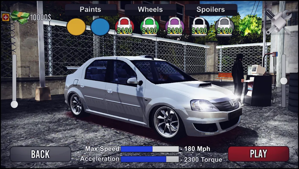 Logan Drift Simulator (Логан Дрифт Симулятор) [МОД: Деньги, Монеты и Меню MOD] Screenshot 2