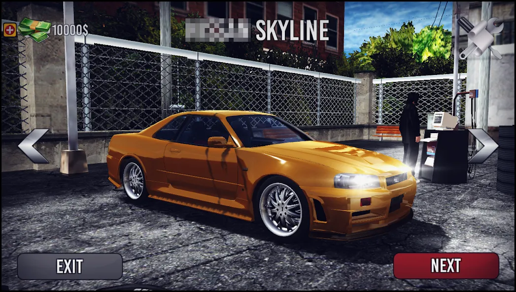 Skyline Drift Simulator (Скайлайн Дрифт Симулятор) [МОД: Много монет, Открытые уровни и Мега MOD] Screenshot 1