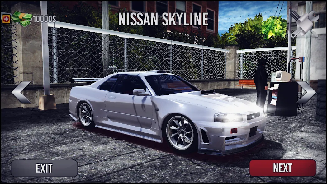 Skyline Drift Simulator (Скайлайн Дрифт Симулятор) [МОД: Много монет, Открытые уровни и Мега MOD] Screenshot 2