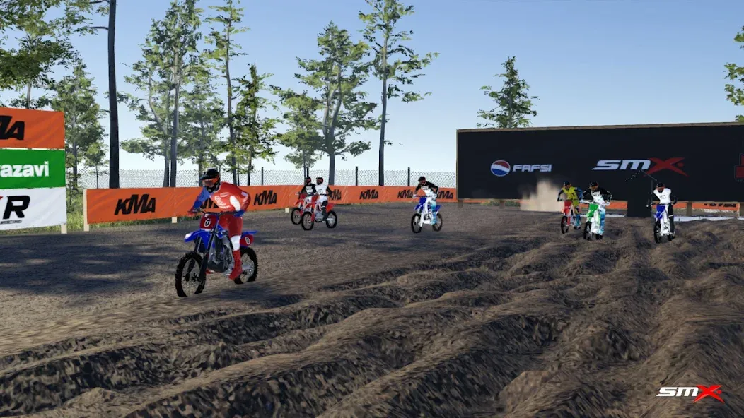 SMX: Supermoto Vs. Motocross (СМХ) [МОД: Все открыто, Дополнительные деньги и Меню MOD] Screenshot 4
