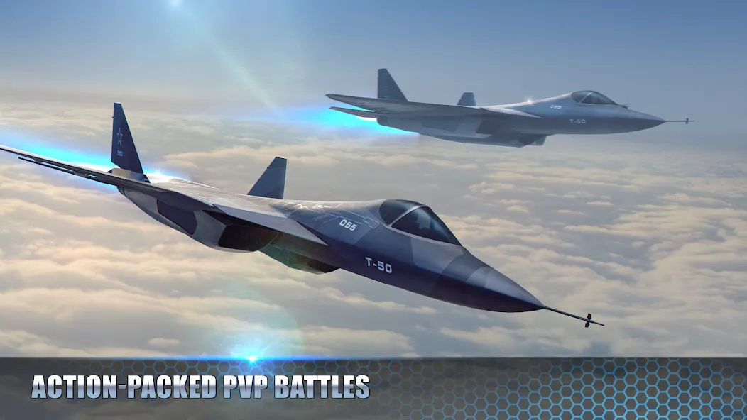Modern Warplanes: PvP Warfare (Модерн Варплейнс) [МОД: Деньги, Монеты и Меню MOD] Screenshot 1
