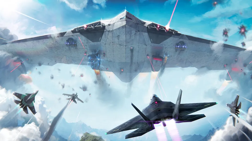 Modern Warplanes: PvP Warfare (Модерн Варплейнс) [МОД: Деньги, Монеты и Меню MOD] Screenshot 2