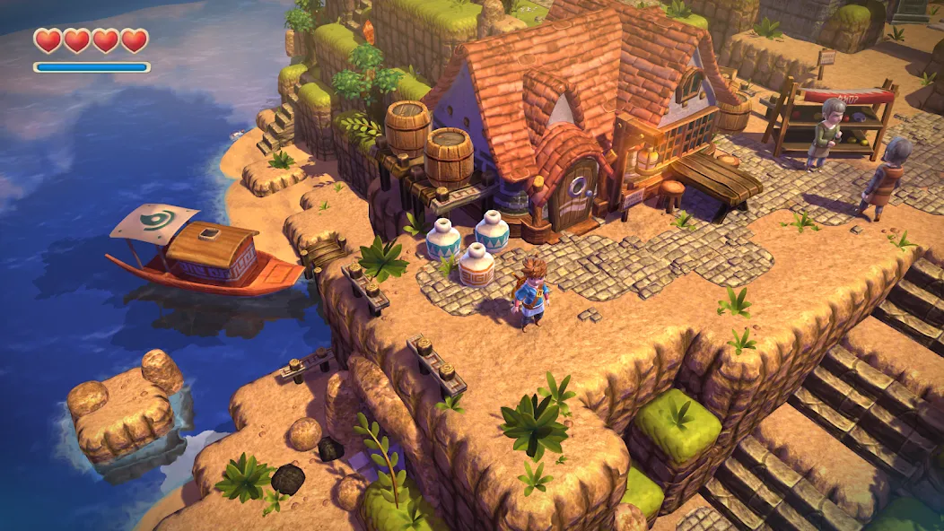 Oceanhorn ™ (Оушенхорн) [МОД: Много монет, Открытые уровни и Мега MOD] Screenshot 1