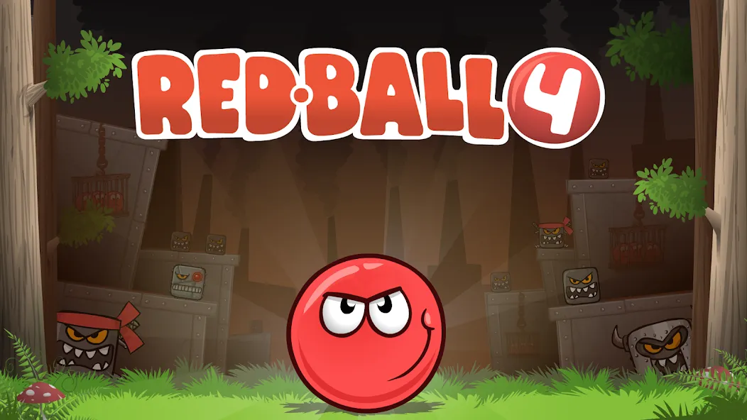 Red Ball 4 (Рэд Болл 4) [МОД: Много монет, Открытые уровни и Мега MOD] Screenshot 1