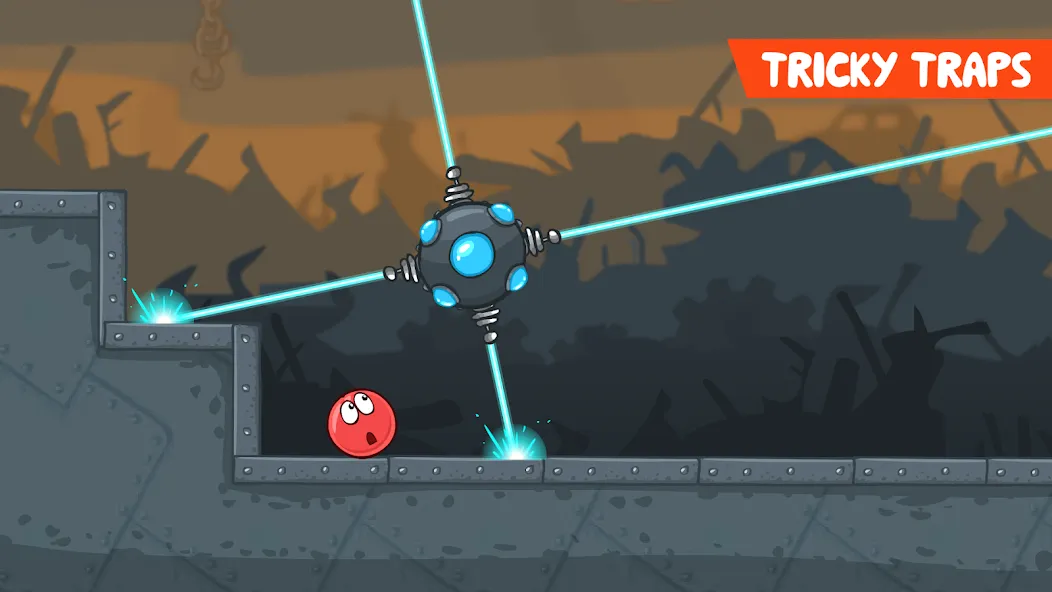 Red Ball 4 (Рэд Болл 4) [МОД: Много монет, Открытые уровни и Мега MOD] Screenshot 5