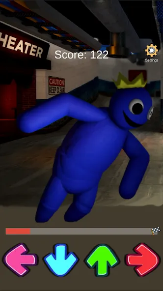 FNF Rainbov Blue Mod Test (ФНФ Радуга Синий Мод Тест) [МОД: Много денег, Монет и Все открыто] Screenshot 5