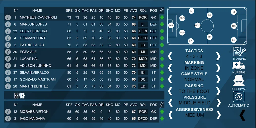 Mobile Football Manager (Мобильный футбольный менеджер) [МОД: Меню, Бесконечные монеты и Открытые уровни] Screenshot 2