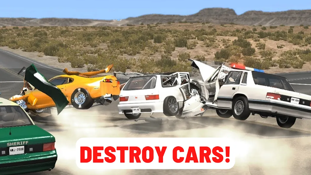 Car Crashing Simulator (Кар Крэшинг Симулятор) [МОД: Меню, Бесконечные монеты и Открытые уровни] Screenshot 1
