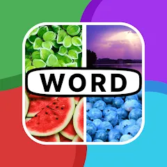 Скачать 4 Pics 1 Word: Guessing Games [МОД: Меню, Бесконечные монеты и Открытые уровни] | Взлом 4 Pics 1 Word: Guessing Games на Андроид