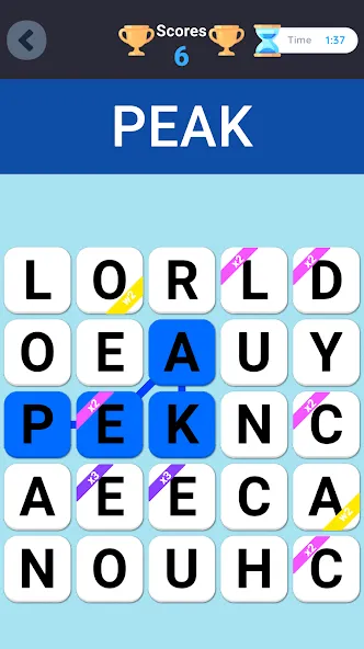Wordell - Word Guess Fillword [МОД: Деньги, Монеты и Меню MOD] Screenshot 2