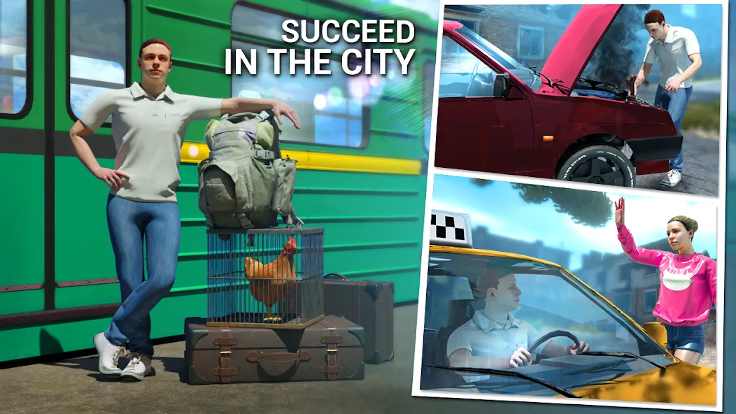 Real Driving School in City [МОД: Много денег, Монет и Все открыто] Screenshot 1