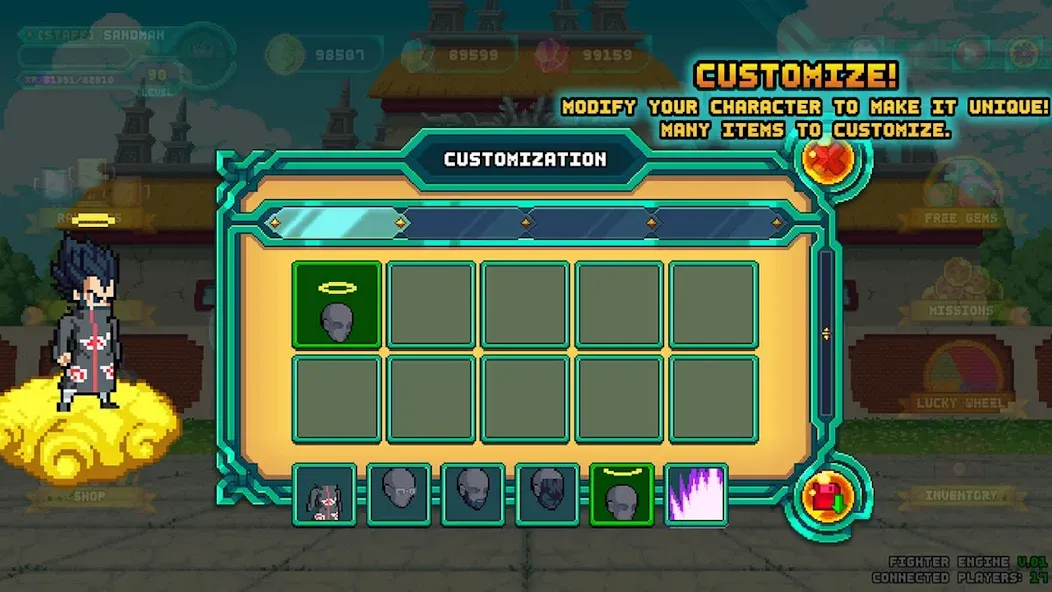 XENO BALL: LEGENDS WARRIORS (Ксено болл) [МОД: Много денег, Монет и Все открыто] Screenshot 5