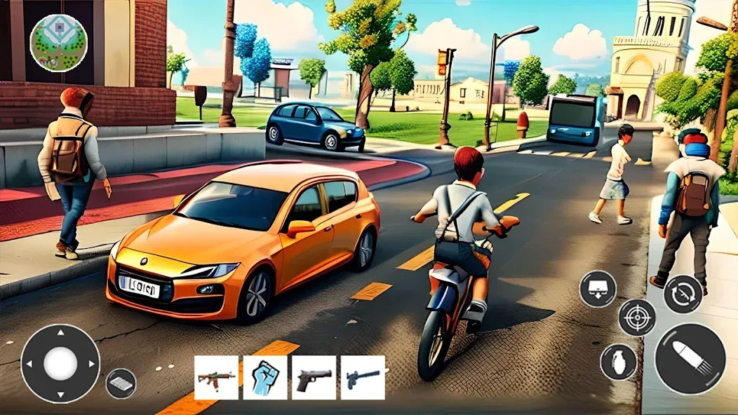 Gangster Car Theft Games (Гангстерская автомобильная война игр) [МОД: Бесконечные деньги, Монеты и Мега MOD] Screenshot 2
