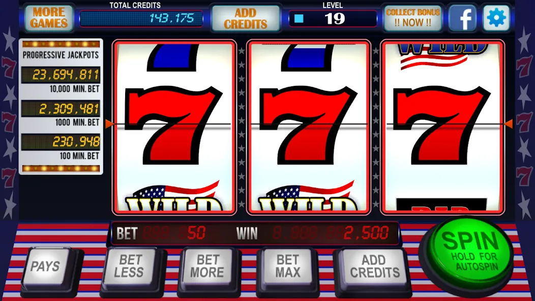777 Slots Casino Classic Slots (Слоты Казино Классические Слоты) [МОД: Все открыто, Дополнительные деньги и Меню MOD] Screenshot 4