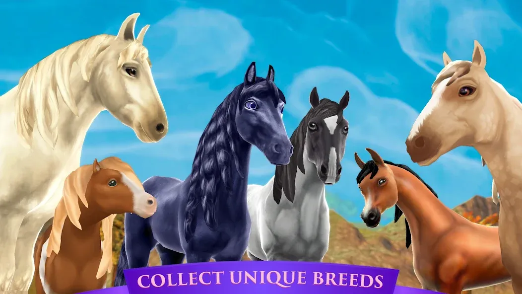 Horse Riding Tales - Wild Pony (Хорс Райдинг Тейлс) [МОД: Деньги, Монеты и Меню MOD] Screenshot 1
