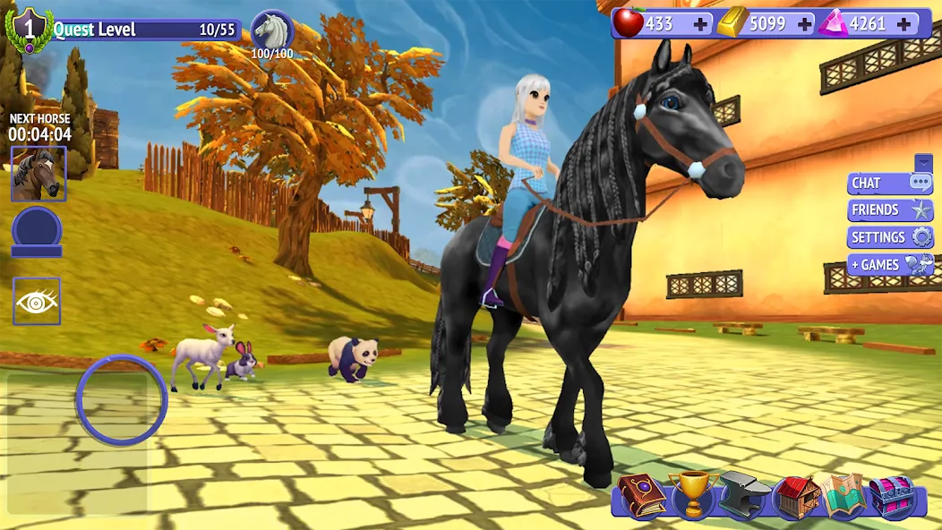 Horse Riding Tales - Wild Pony (Хорс Райдинг Тейлс) [МОД: Деньги, Монеты и Меню MOD] Screenshot 2
