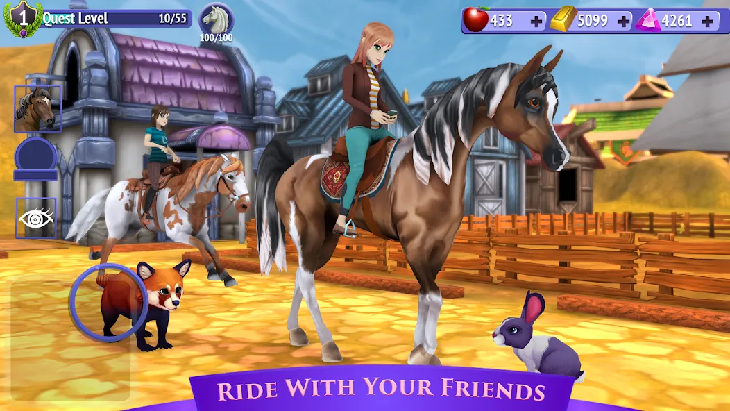 Horse Riding Tales - Wild Pony (Хорс Райдинг Тейлс) [МОД: Деньги, Монеты и Меню MOD] Screenshot 5