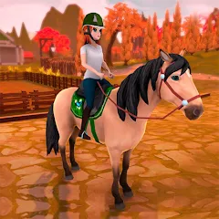 Скачать Horse Riding Tales - Wild Pony (Хорс Райдинг Тейлс) [МОД: Деньги, Монеты и Меню MOD] | Взлом Horse Riding Tales - Wild Pony на Андроид
