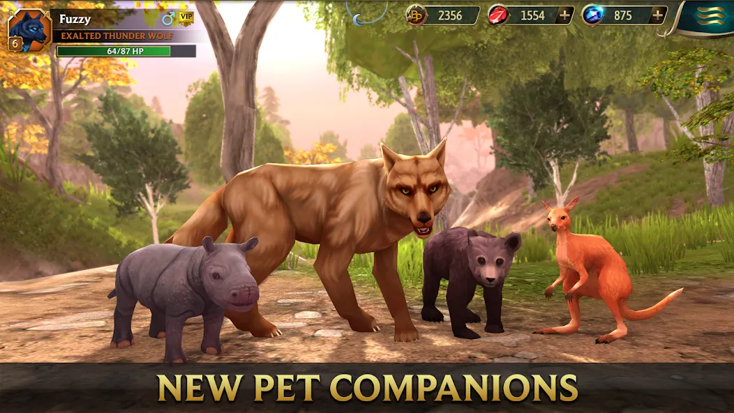 Wolf Tales - Wild Animal Sim (Вулф Тейлс) [МОД: Бесконечные деньги, Монеты и Мега MOD] Screenshot 2