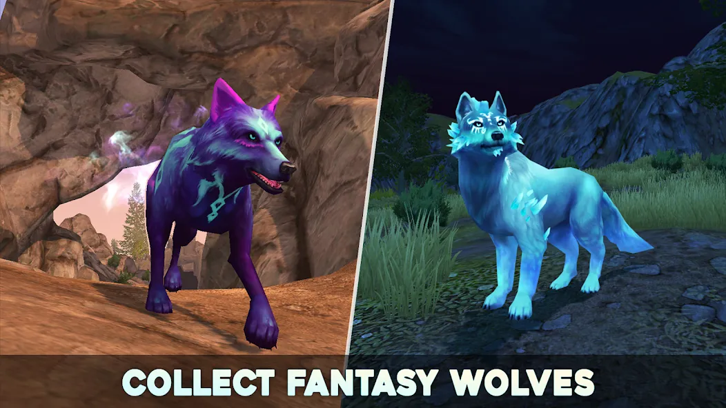 Wolf Tales - Wild Animal Sim (Вулф Тейлс) [МОД: Бесконечные деньги, Монеты и Мега MOD] Screenshot 3