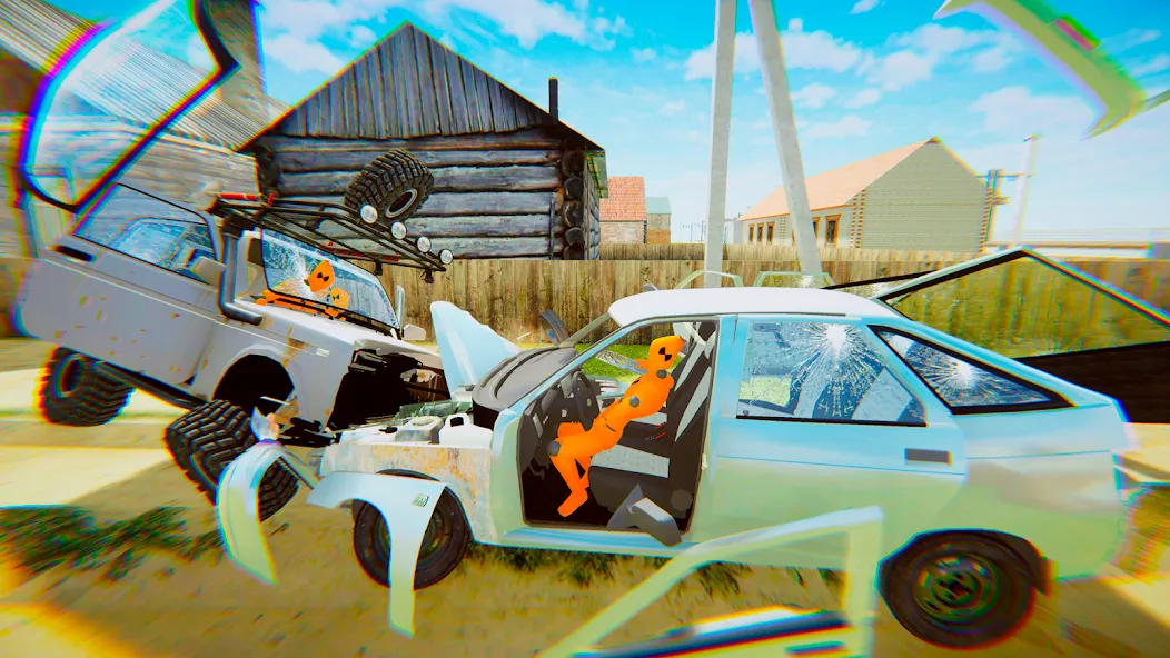 VAZ Crash Test Simulator 2 [МОД: Много денег, Монет и Все открыто] Screenshot 2
