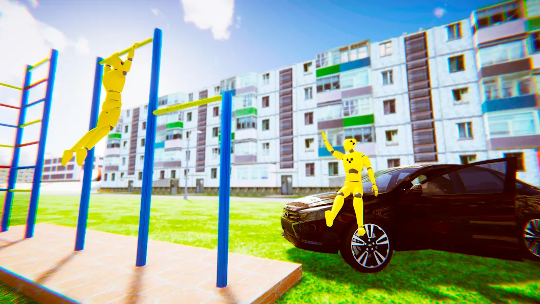 VAZ Crash Test Simulator 2 [МОД: Много денег, Монет и Все открыто] Screenshot 3