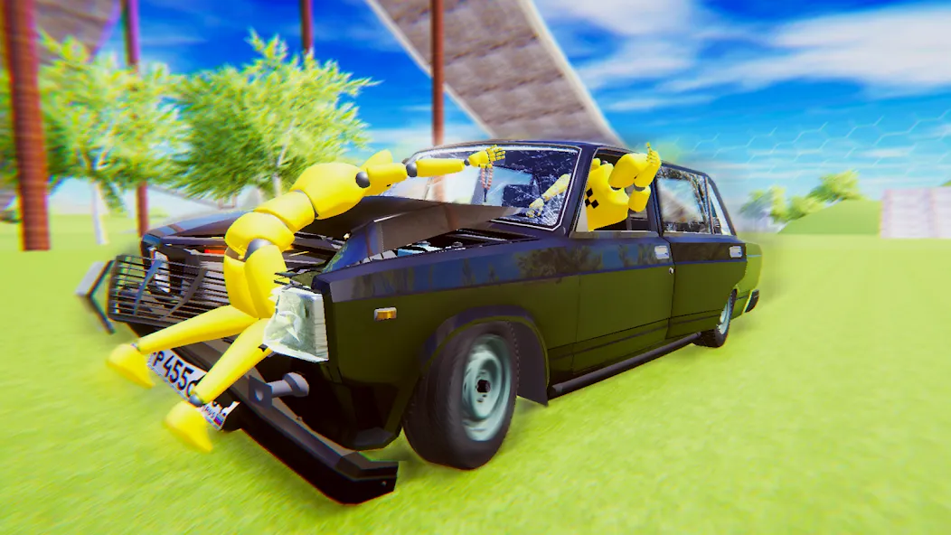 VAZ Crash Test Simulator 2 [МОД: Много денег, Монет и Все открыто] Screenshot 4