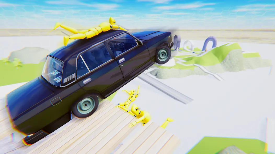 VAZ Crash Test Simulator 2 [МОД: Много денег, Монет и Все открыто] Screenshot 5