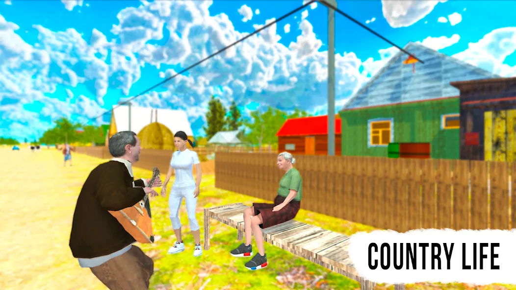 Russian Village: Online & LADA [МОД: Деньги, Монеты и Меню MOD] Screenshot 3