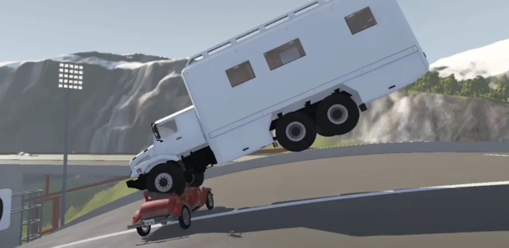 Realistic Car Crash Simulator [МОД: Деньги, Монеты и Меню MOD] Screenshot 2