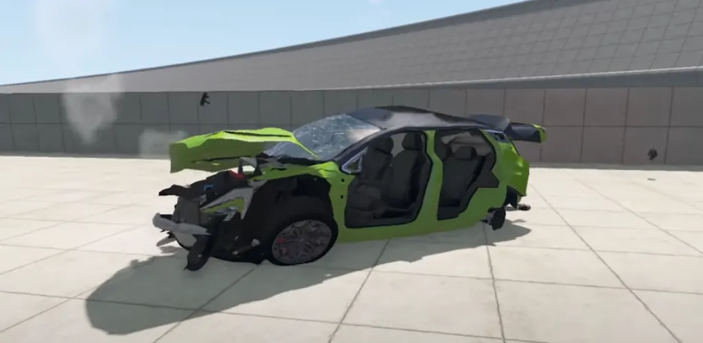 Realistic Car Crash Simulator [МОД: Деньги, Монеты и Меню MOD] Screenshot 4