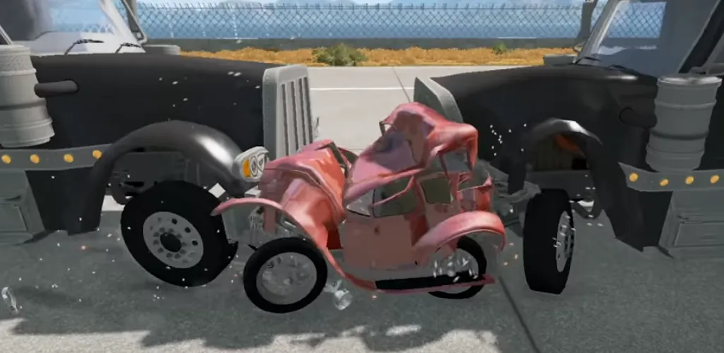 Realistic Car Crash Simulator [МОД: Деньги, Монеты и Меню MOD] Screenshot 5