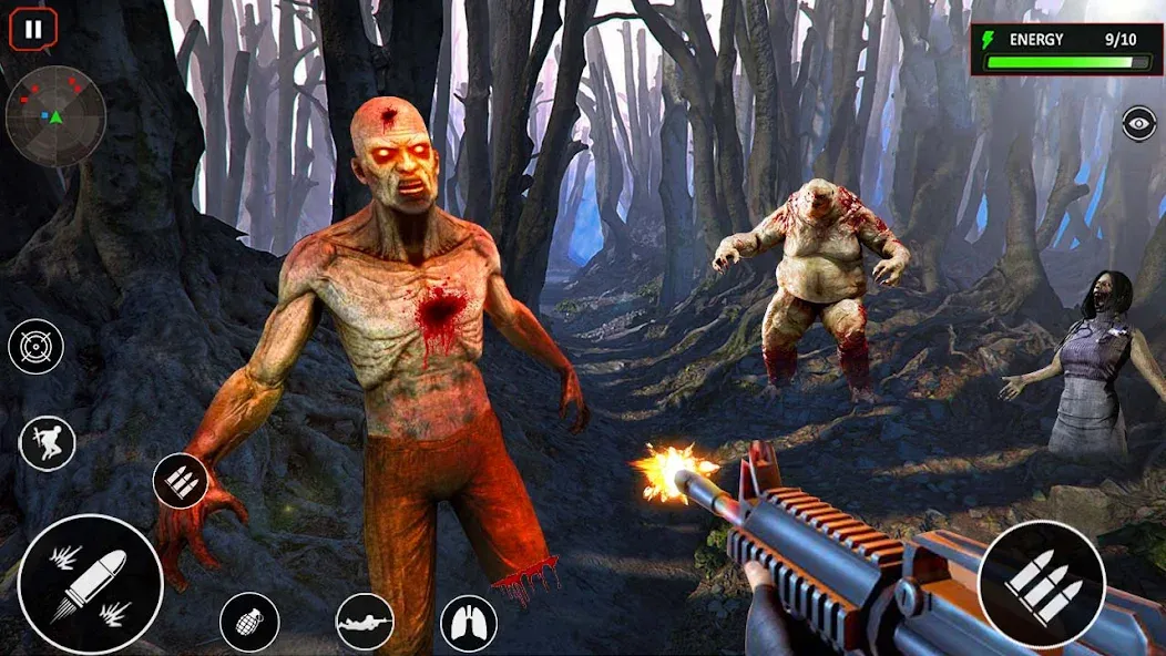 Sniper Zombie Shooting (Зомби стреляющая оффлайн игра) [МОД: Деньги, Монеты и Меню MOD] Screenshot 5