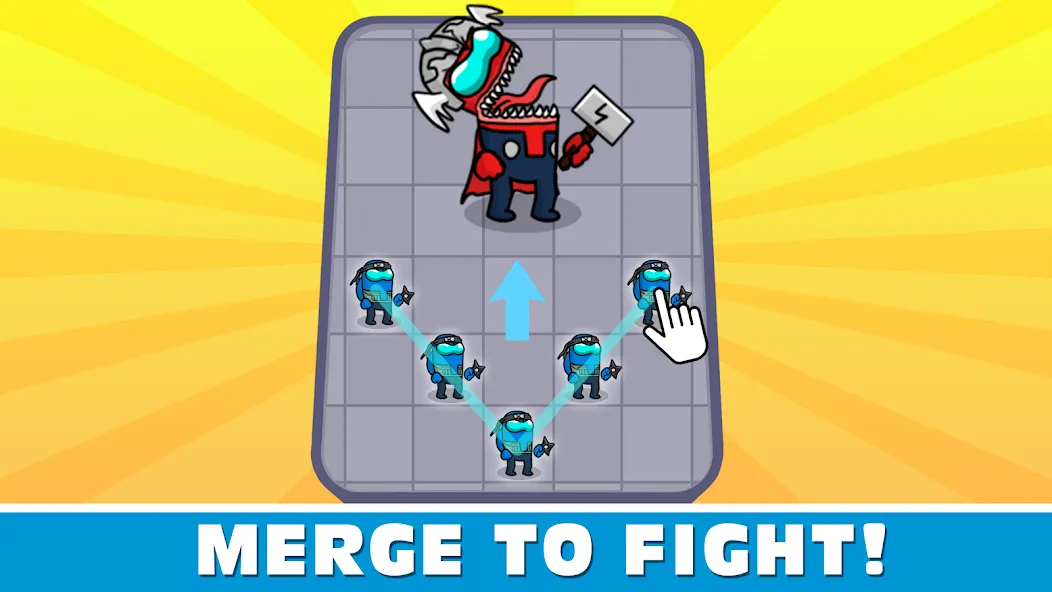 Merge Imposter (Мерж Импостер) [МОД: Бесконечные деньги, Монеты и Мега MOD] Screenshot 5