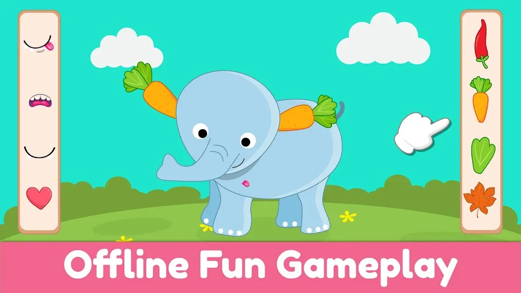 ElePant Kids Learning Games 2+ [МОД: Меню, Бесконечные монеты и Открытые уровни] Screenshot 4