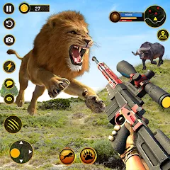 Скачать Sniper Animal Deer Hunter Game (Снайперские игры на животных) [МОД: Много монет, Открытые уровни и Мега MOD] | Взлом Sniper Animal Deer Hunter Game на Андроид