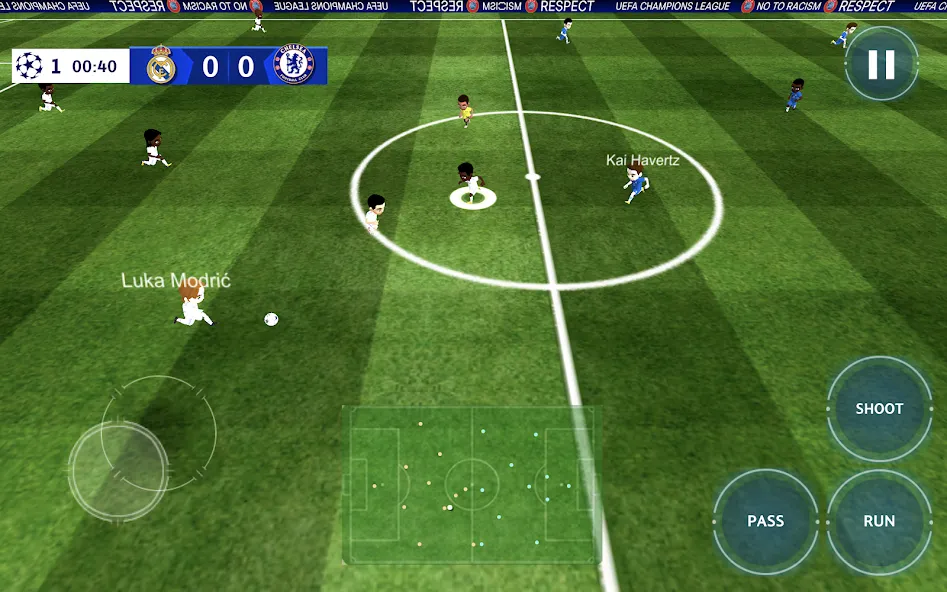 Champions League - UEFA Game (Чемпионс Лига) [МОД: Все открыто, Дополнительные деньги и Меню MOD] Screenshot 4