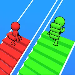 Скачать Bridge Race [МОД: Много монет, Открытые уровни и Мега MOD] | Взлом Bridge Race на Андроид