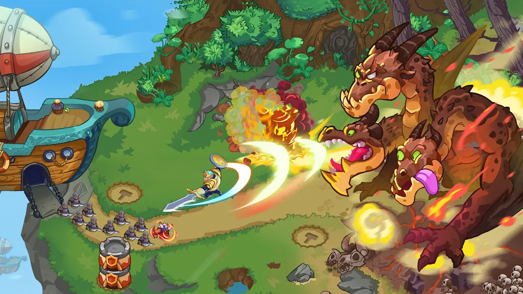 King of Defense 2: Epic TD (Кинг оф Дефенс 2) [МОД: Деньги, Монеты и Меню MOD] Screenshot 3