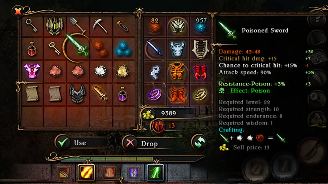 Almora Darkosen RPG (Альмора Даркосен РПГ) [MOD: Premium/Unlocked] - Скриншот 2