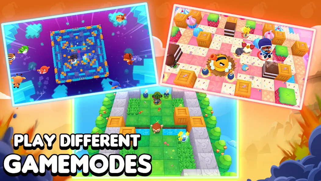 Bombergrounds: Reborn (Бомберграундс) [MOD: Все разблокировано] - Скриншот 2