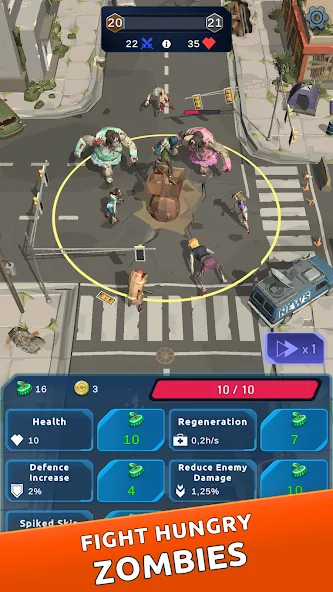 Idle Survivor - Tower Defense (Айдл Сурвайвор) [МОД: Меню, Бесконечные монеты и Открытые уровни] Screenshot 5