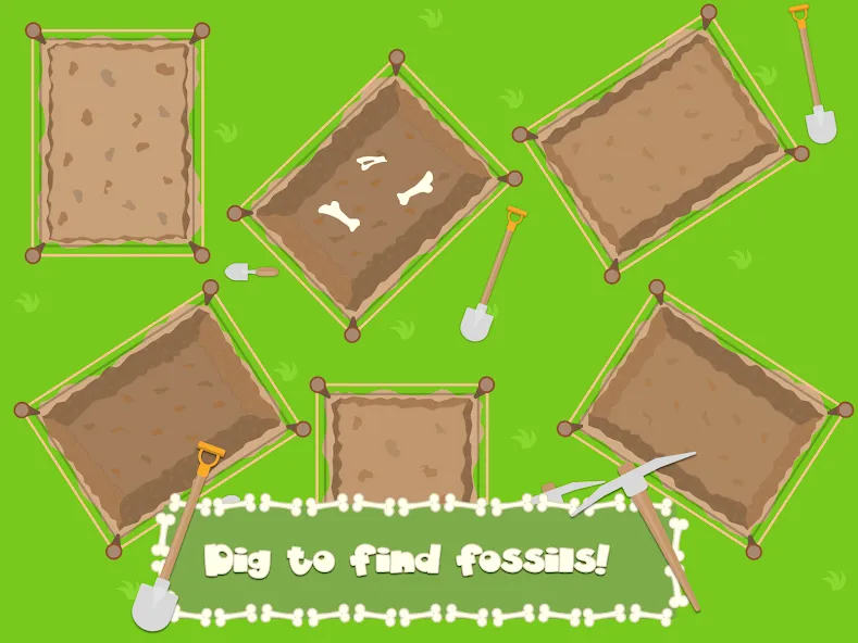 Dino Fossil Dig — Jurassic Adv (Дино Фоссил Диг) [MOD: Premium/Unlocked] - Скриншот 5