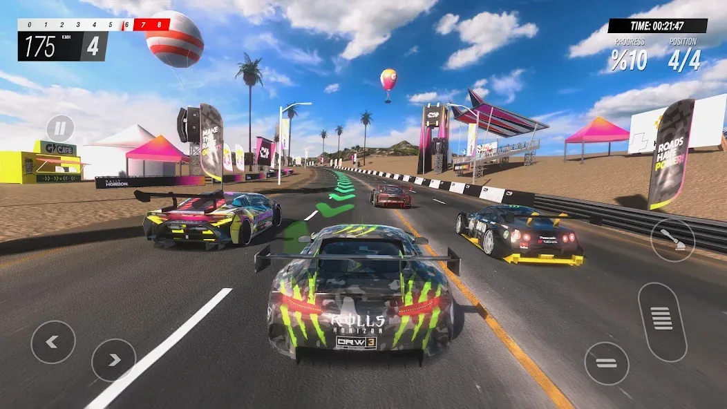 Rally Horizon (Ралли Хорайзон) [МОД: Много денег, Монет и Все открыто] Screenshot 1