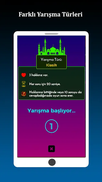 İslami Bilgi Yarışması [МОД: Все открыто, Дополнительные деньги и Меню MOD] Screenshot 4
